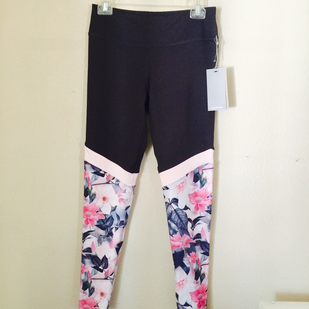 NWT Kyodan Yoga Pants - Activewear Leggings Floral